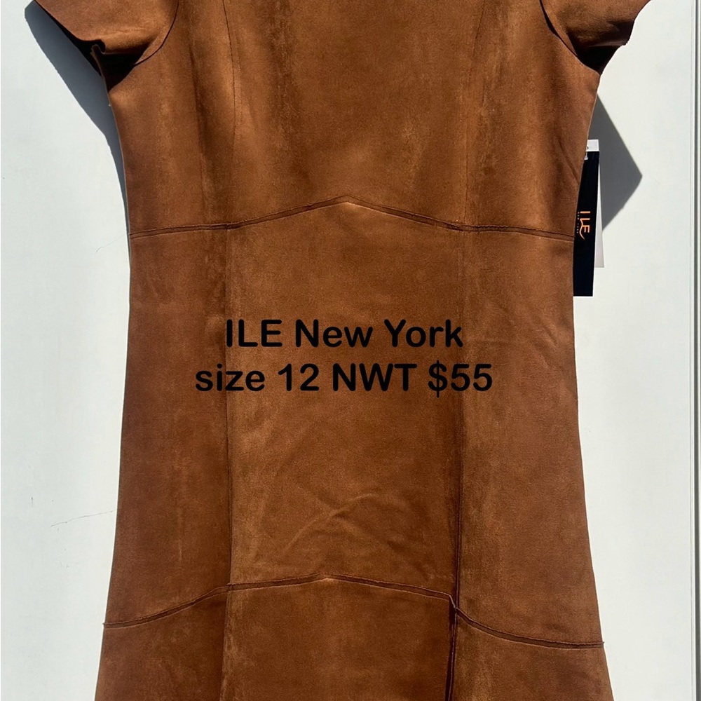Brown Suede Dress